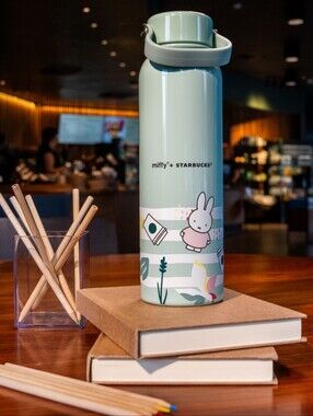 Starbucks + Miffy Stainless Steel Water Bottle New! 5-19-2026 US Release